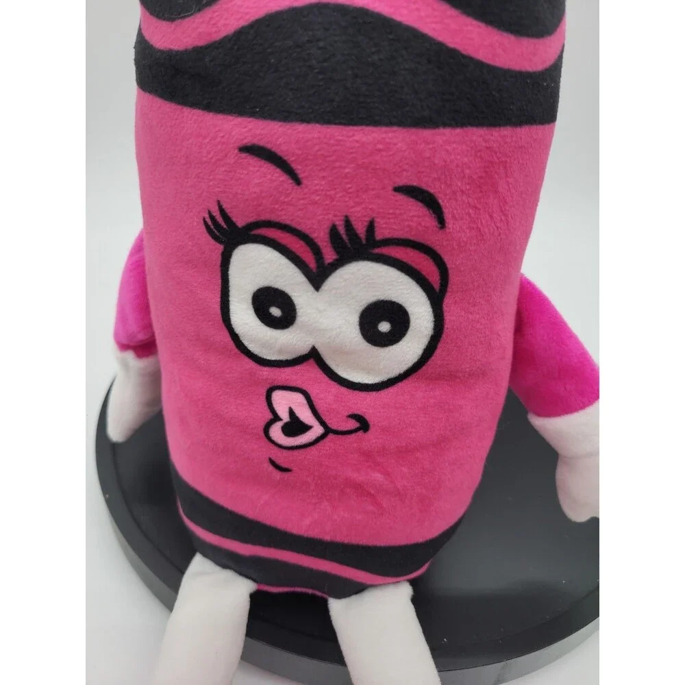 Hallmark Crayola Experience Crayon Smiling Jazzberry Jam Pink Plush 20